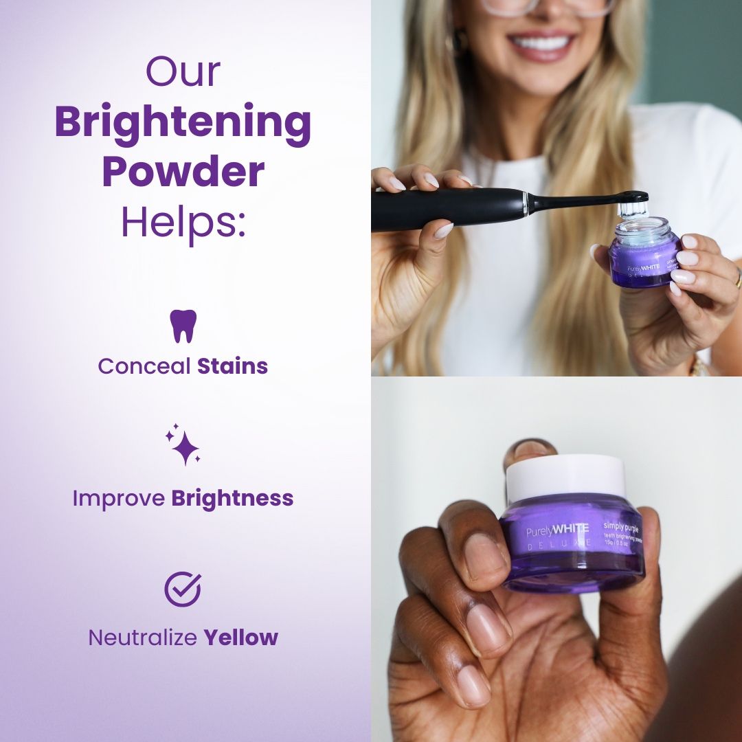 PurelyWHITE Deluxe - Teeth Brightening Powder