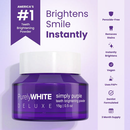 PurelyWHITE Deluxe - Teeth Brightening Powder